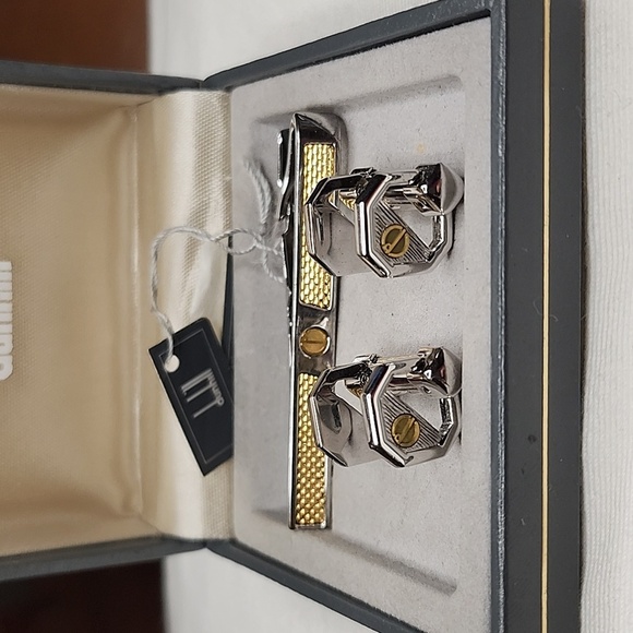 Dunhill Rare cufflinks set Authentic - Picture 3 of 12